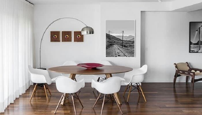 Mesas de caballetes para tu hogar  Interiores de casas, Cores da sala de  jantar, Projeto da sala de jantar