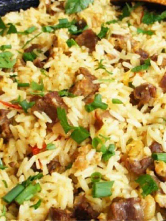 Receita Arroz Maria Isabel — O arroz que só as mulheres podiam comer