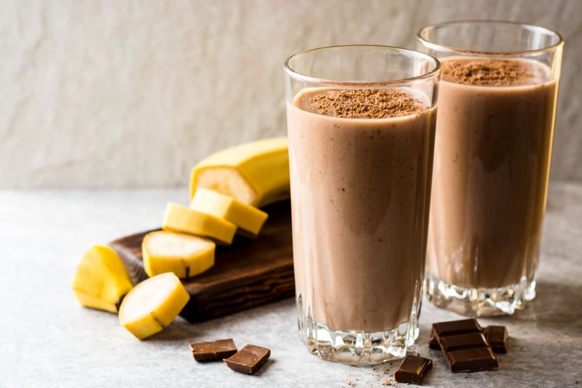 Receita De Smoothie De Banana Com Chocolate