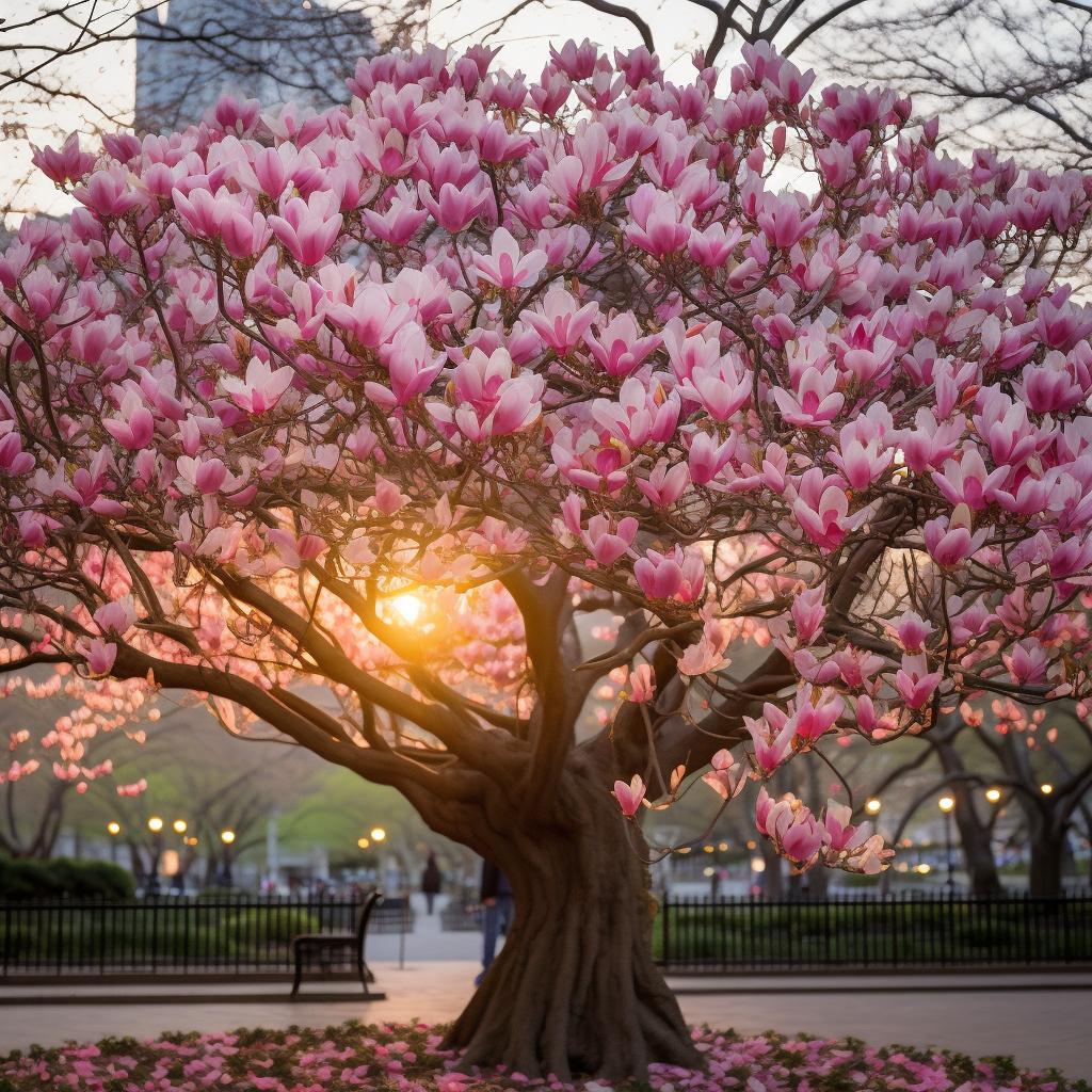 árvore magnolia