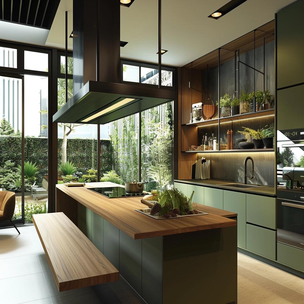 Cozinhas verdes em 2024: surpreenda-se com as tendências que irão transformar sua vida na cozinha.