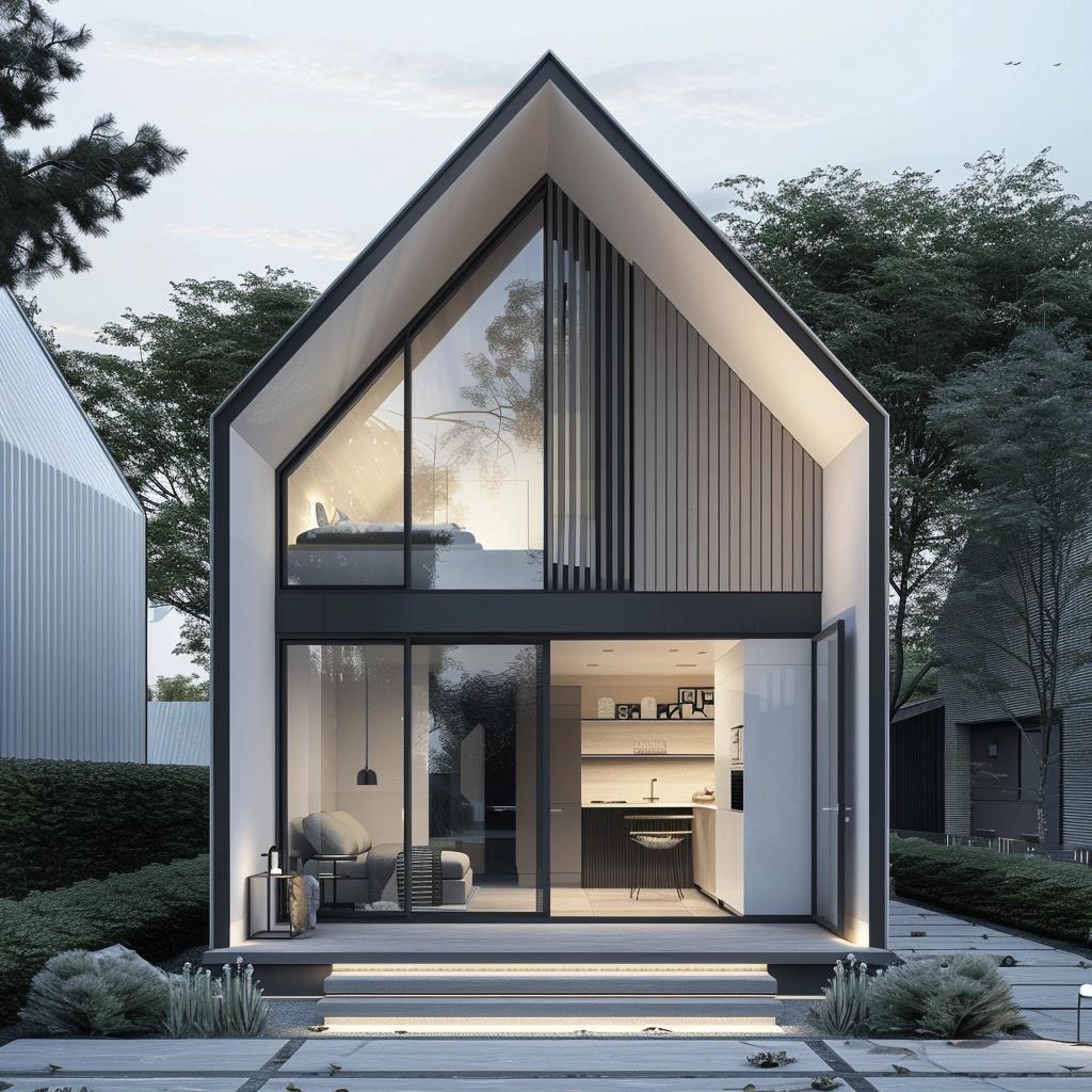 Transforme sua casa em um oásis moderno com esta incrível remodelação de 4x6m com mezanino.