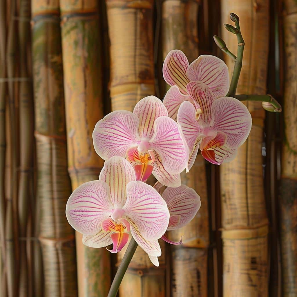 orquídea bambu