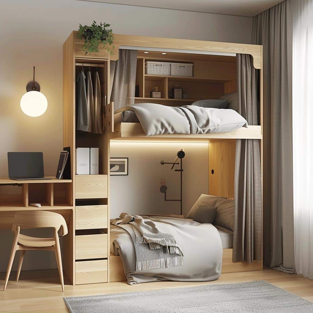 3 Soluções Criativas com Cômodas para Dormitório Pequeno