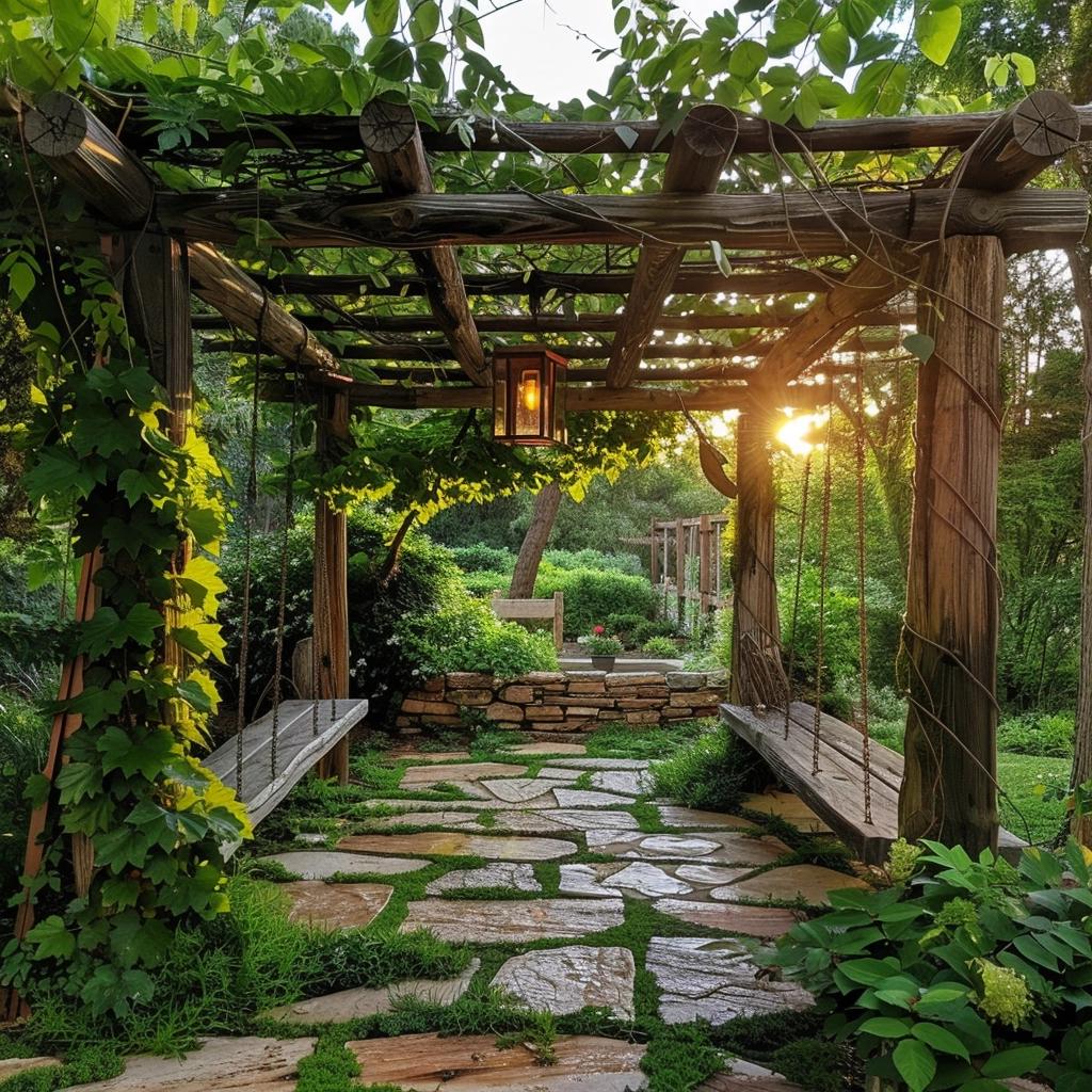 5 Ideias de Pergolado Rústico para Transformar seu Jardim
