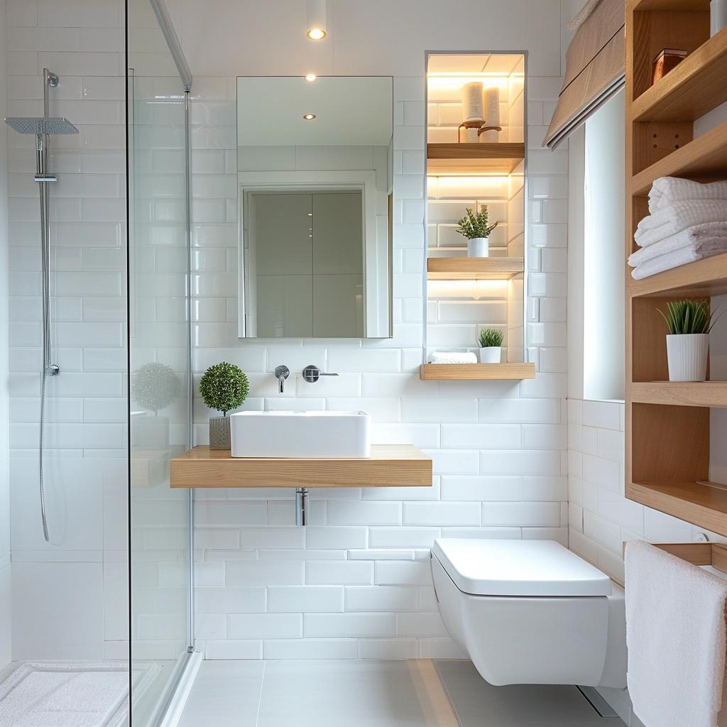 7 soluções inteligentes para reformar seu banheiro compacto.