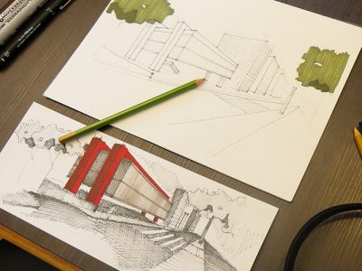 Curso de desenho à mão livre para Arquitetura - Cursos para
